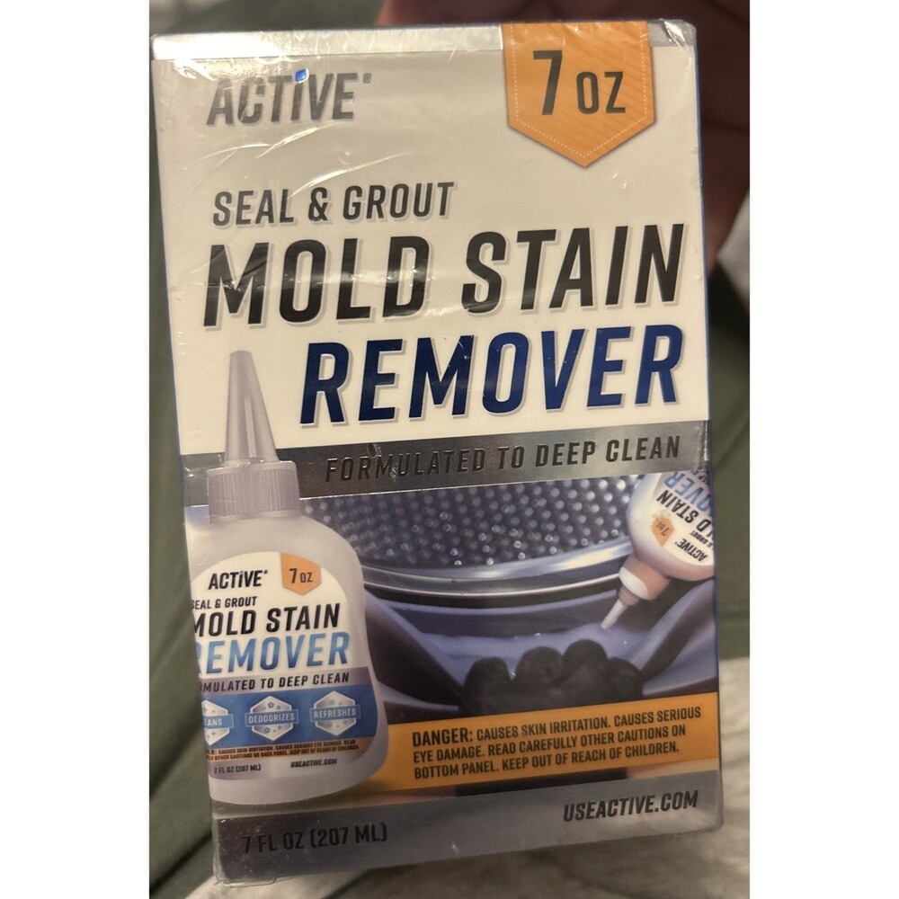 Active Mold Stain Remover Cleaner Seal Grout Deep Clean Heavy Duty Cleaner 7oz